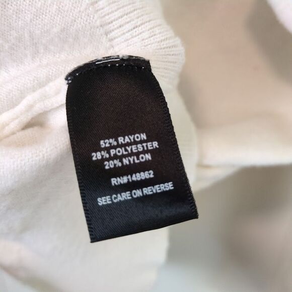 Torrid Soft Sweater Women’s Plus 5X 22 Off White Long Sleeve - Picture 4 of 5